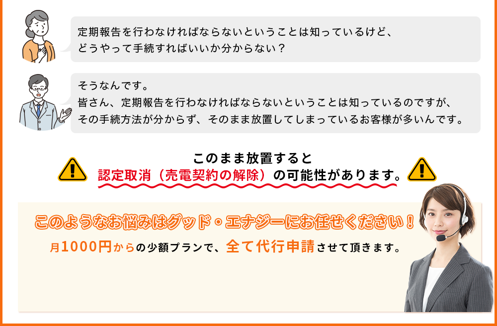 定期報告を行わなければならないということは知っているけど、どうやって手続すればいいか分からない？